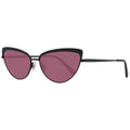 Schwarze Metal-Sonnenbrille