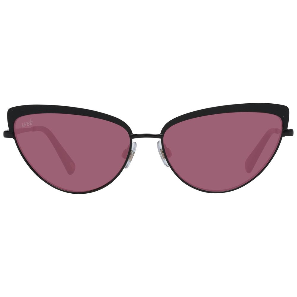 Schwarze Metal-Sonnenbrille