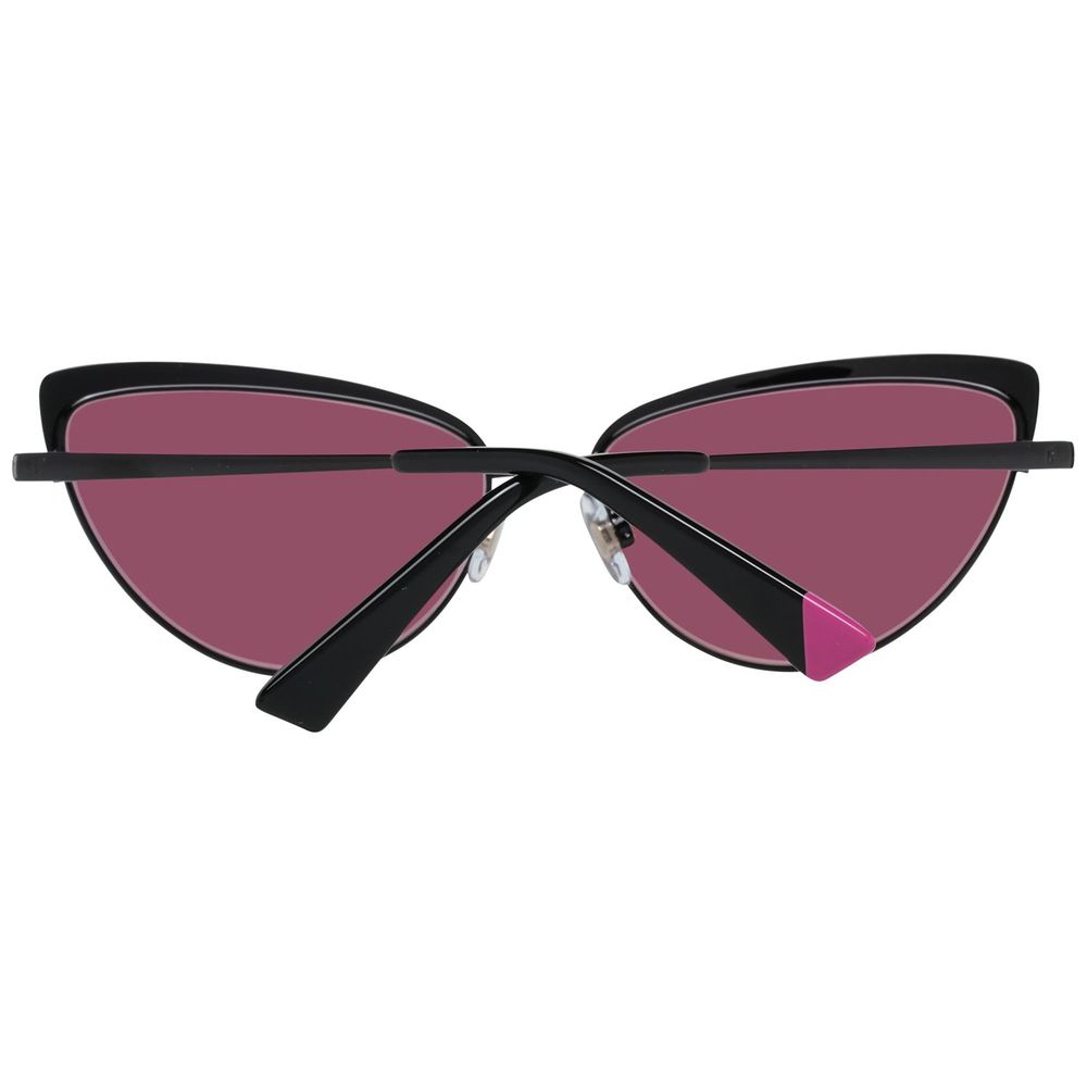 Schwarze Metal-Sonnenbrille