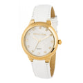 White Leather Dress Watch