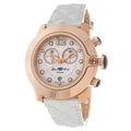 White Leather Dress Watch