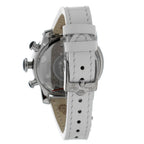 White Leather Dress Watch