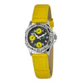 Zweifarbige Leder-Dresswatch