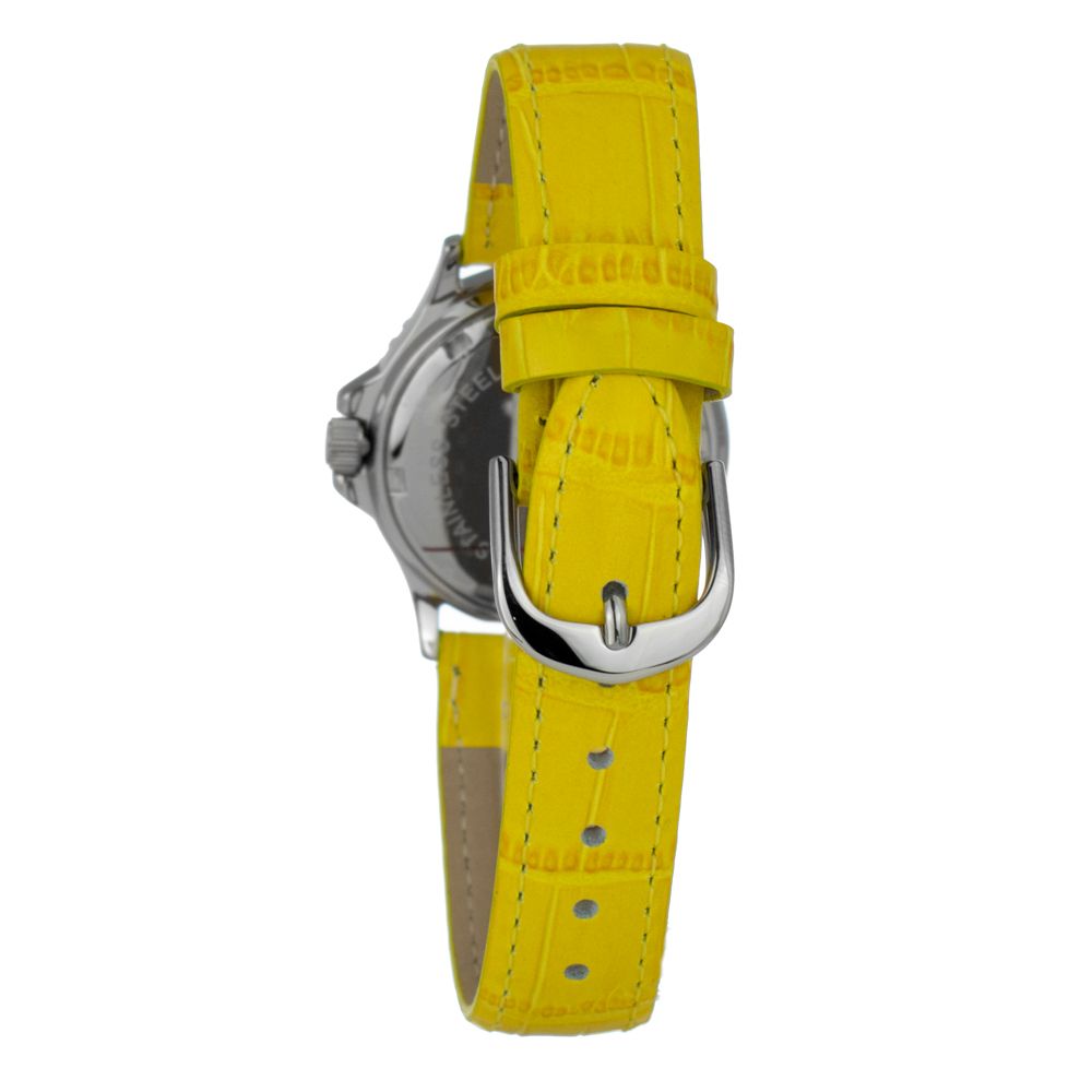 Zweifarbige Leder-Dresswatch