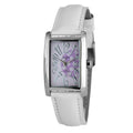 White Leather Dress Watch