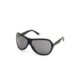 Schwarze Sonnenbrille aus Kunststoff