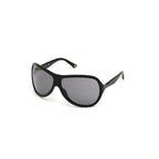 Schwarze Sonnenbrille aus Kunststoff