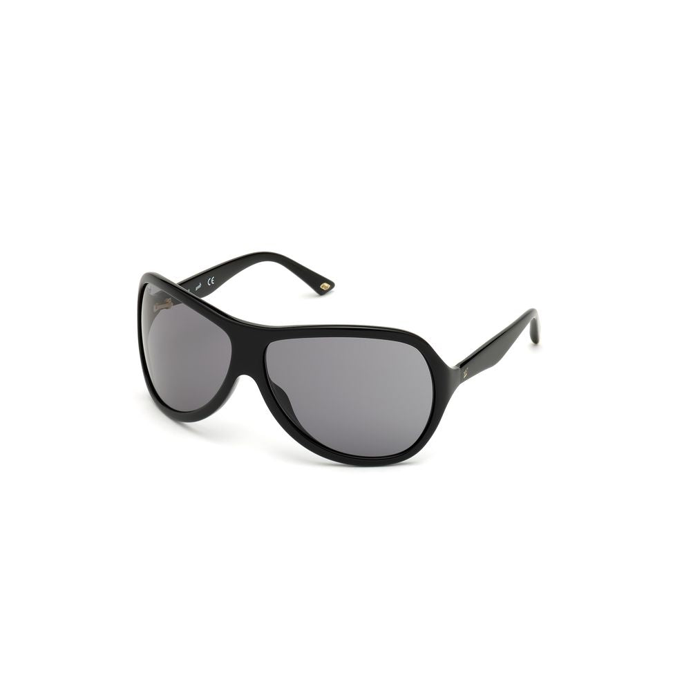 Schwarze Sonnenbrille aus Kunststoff