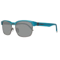 Blaue Sonnenbrille aus Metall