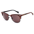 Braune Sonnenbrille aus Metall