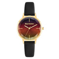 Black Plastic Dress Watch