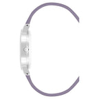 Purple Plastic Dress Watch