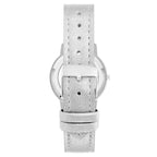 Silver Plastic Dress Watch