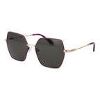 Lilafarbene Sonnenbrille aus Metall