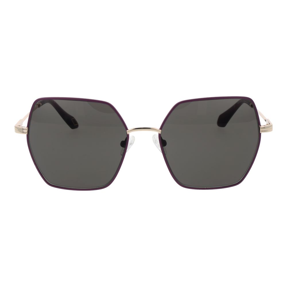 Lilafarbene Sonnenbrille aus Metall