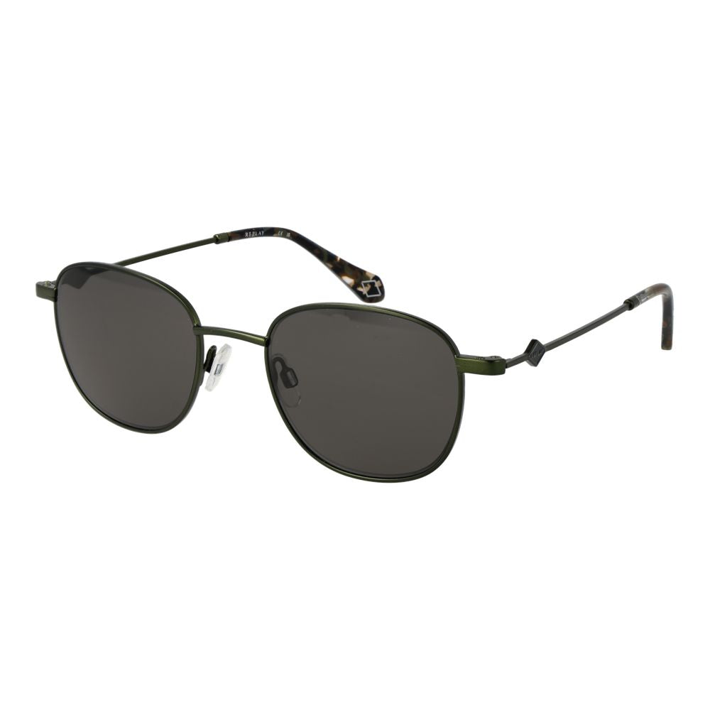 Zweifarbige Metallsonnenbrille