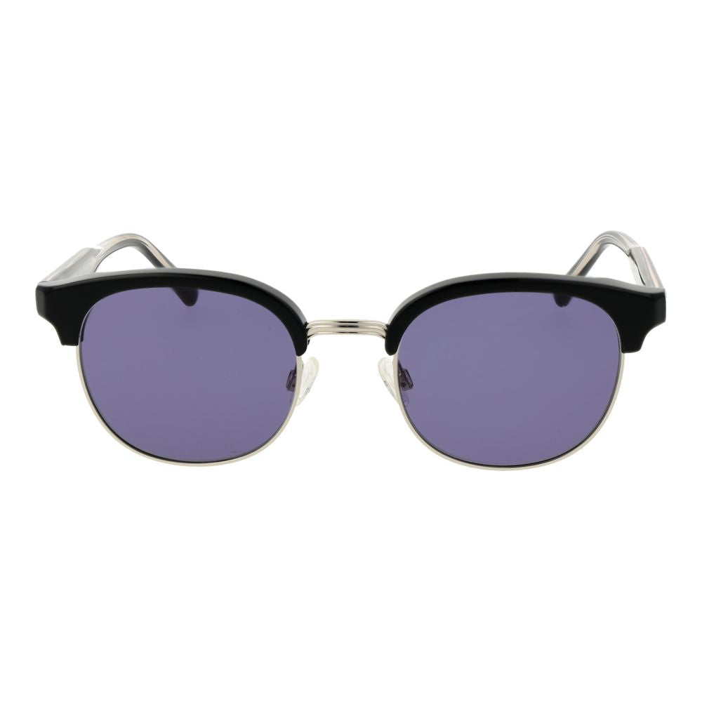 Sonnenbrille aus schwarzem Metall
