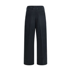 Schwarze Freizeithose aus Baumwolle