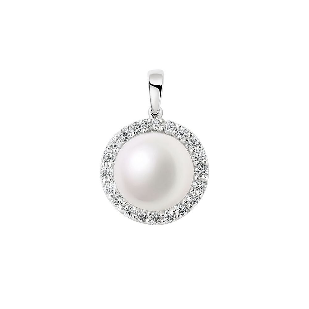 Gray Silver Necklace