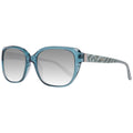Sonnenbrille aus blauem Kunststoff
