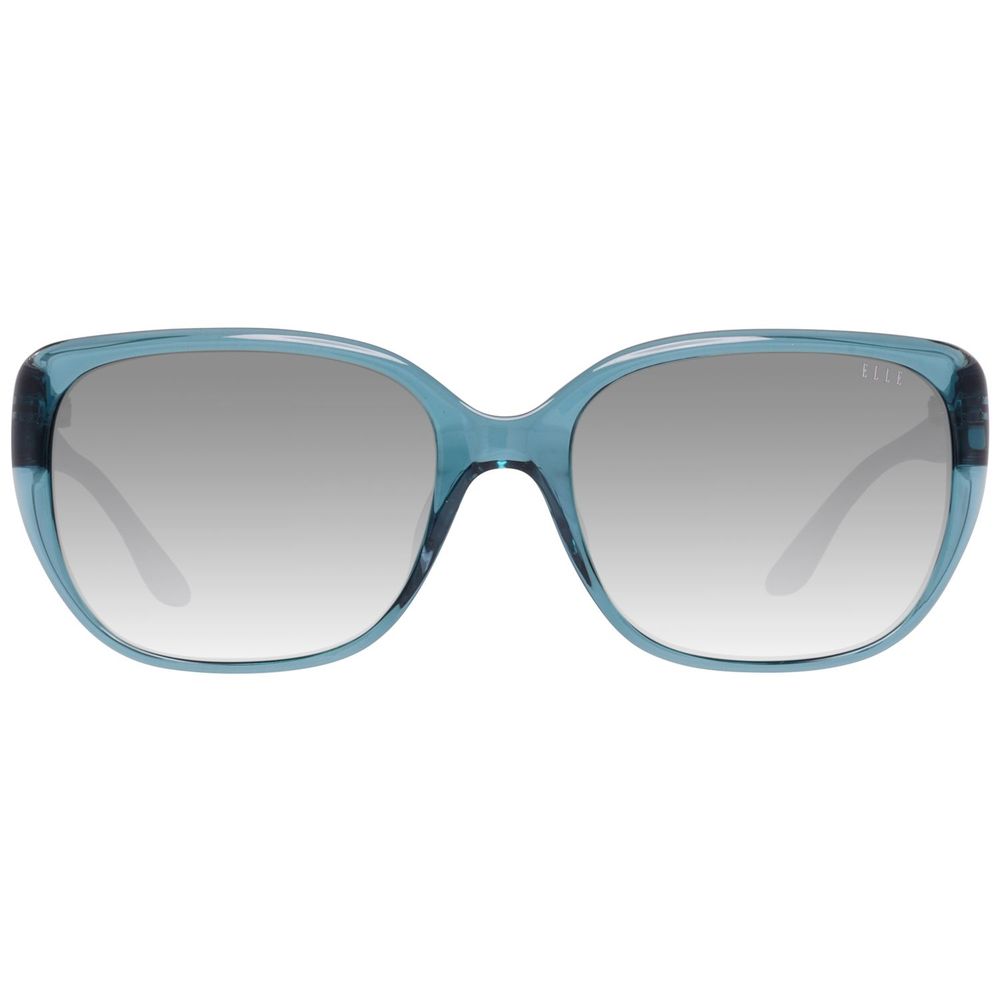 Sonnenbrille aus blauem Kunststoff