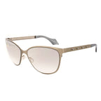Sonnenbrille aus silbernem Metall