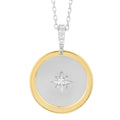 Gray Silver Necklace