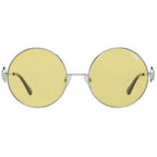 Silberne Sonnenbrille aus Metall