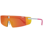 Sonnenbrille aus silbernem Metall