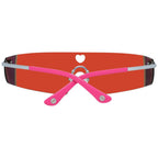 Sonnenbrille aus silbernem Metall