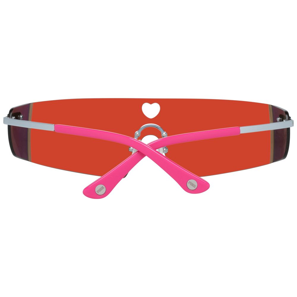 Sonnenbrille aus silbernem Metall