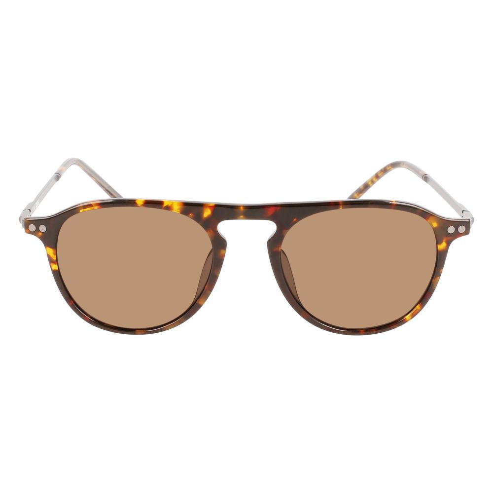 Occhiali da sole in acetato marrone