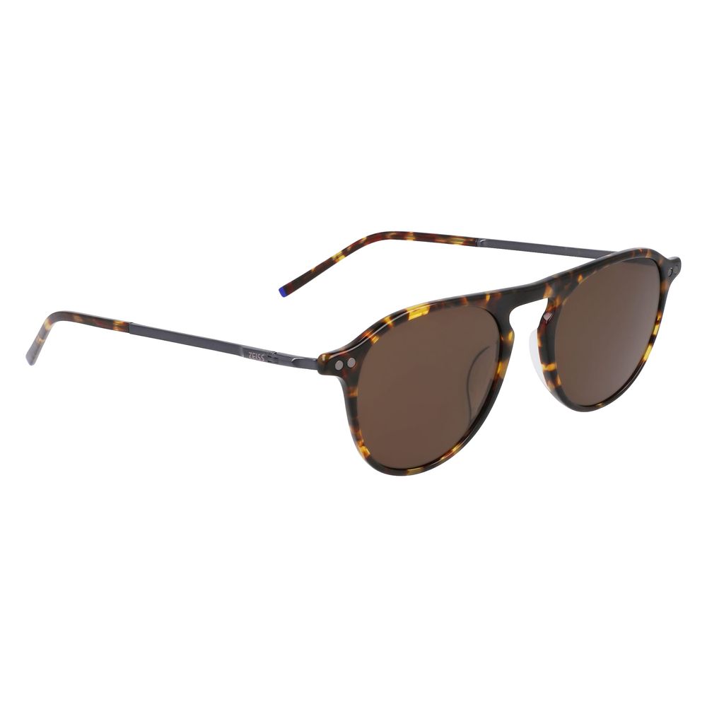 Occhiali da sole in acetato marrone