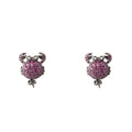 Bicolor Silver Earrings