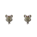 Black Silver Earrings