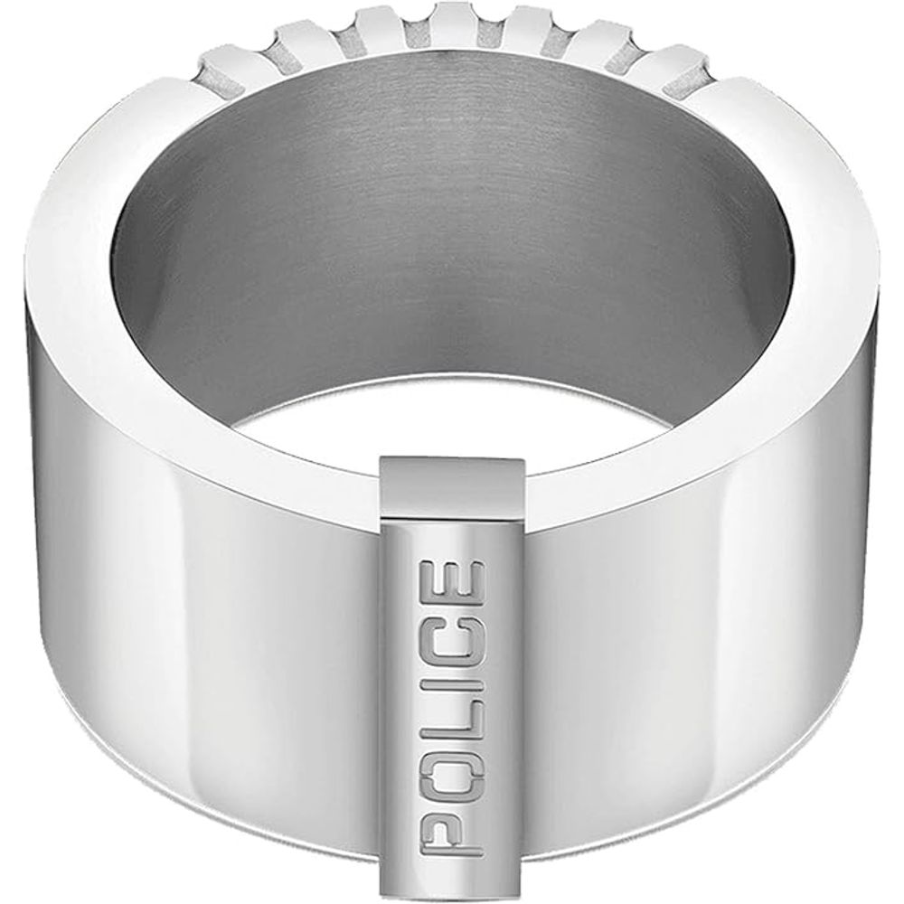 Armband aus grauem Edelstahl