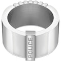 Armband aus grauem Edelstahl
