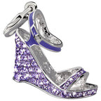 Purple Silver Bracelet