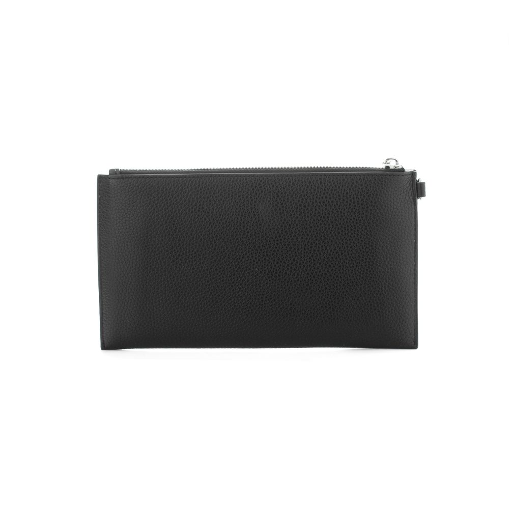 Clutch Bag aus braunem Leder