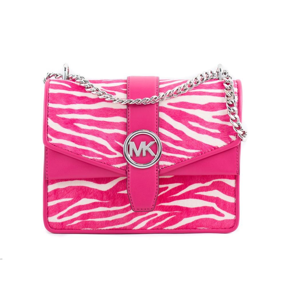 Borsa a tracolla in pelle multicolore