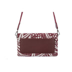 Handtasche aus grauem Stoff