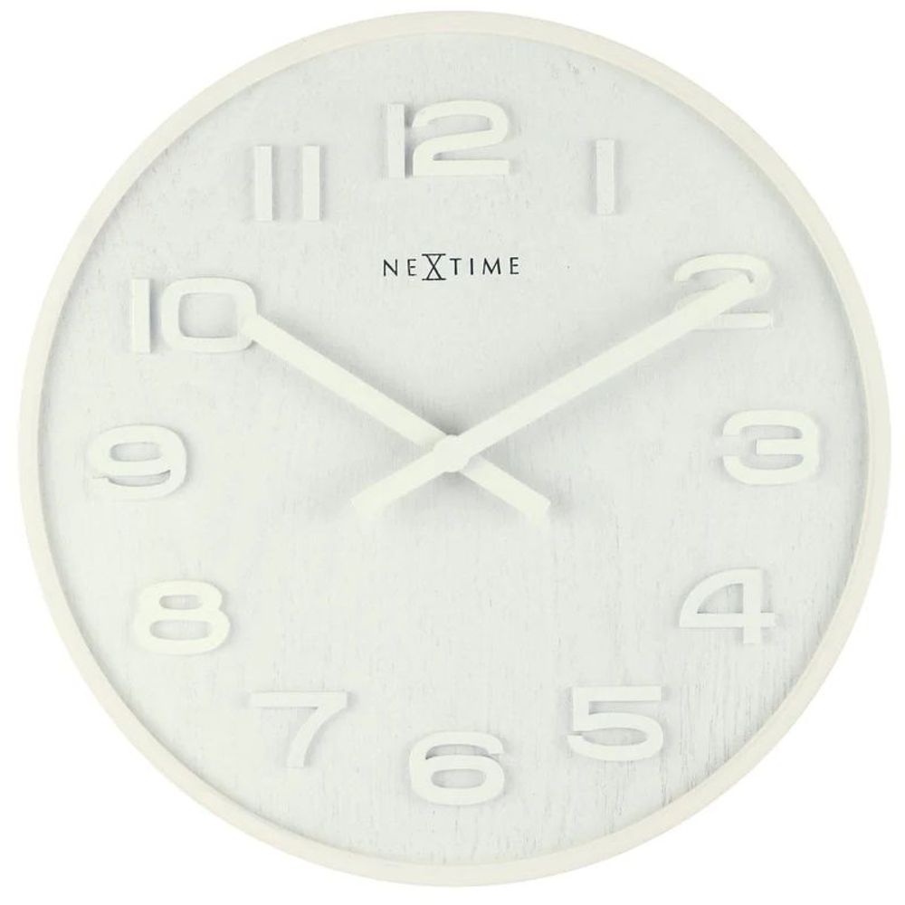 White Wood Dress Watch