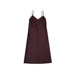 Abito casual in seta viola