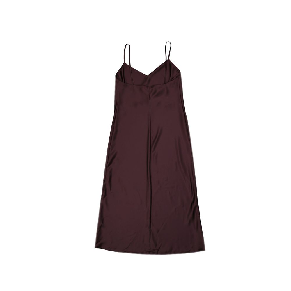 Abito casual in seta viola