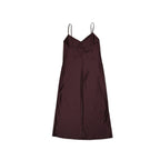 Abito casual in seta viola