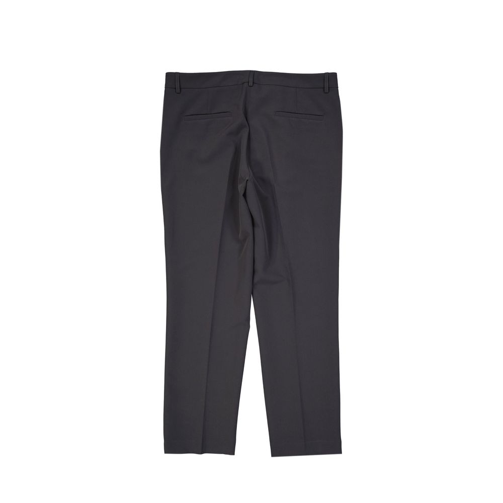 Pantaloni Cropped Grigio in Elastan