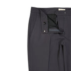 Pantaloni Cropped Grigio in Elastan