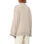 Beige Cashmere Sweater