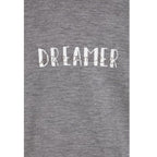 Gray Elastane T-Shirt