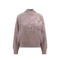 Beiges Kaschmir-Sweatshirt